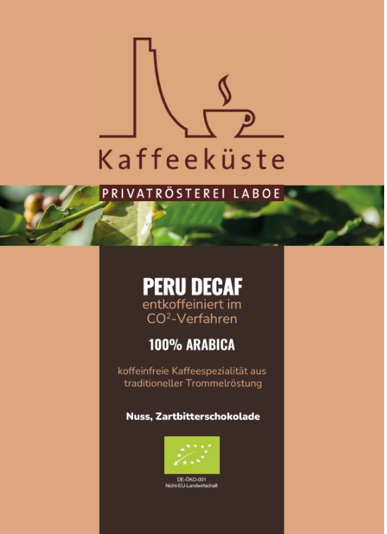 DECAF Peru <span>Entkoffeinierter Röstkaffee</span>