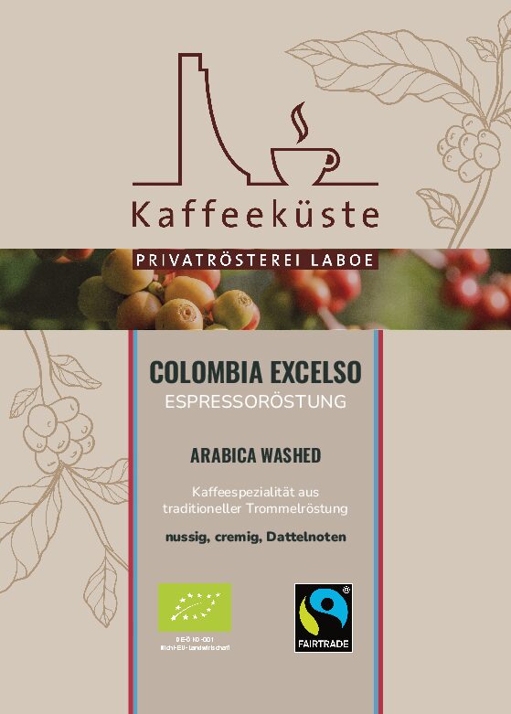 Colombia Espresso <span>Fairtrade Bio-Röstkaffee</span>