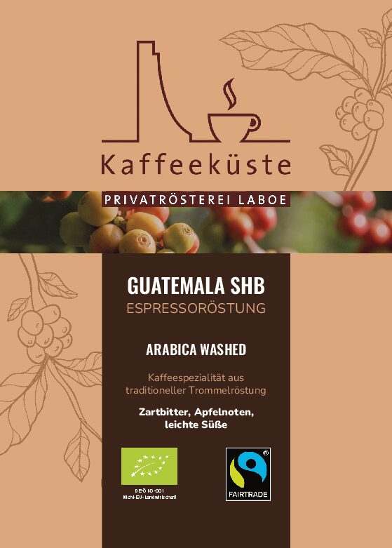 Guatemala (Espresso) <span>Fairtrade Bio-Röstkaffee</span>