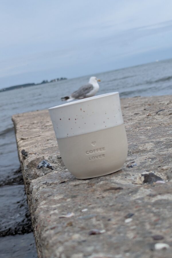 Eulenschnitt Becher „COFFEE LOVER“
